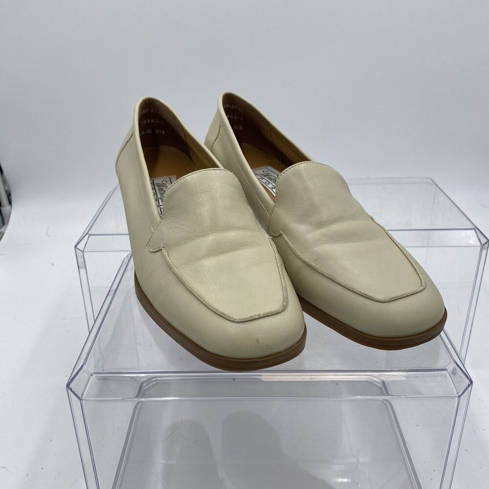 Worthington Sport Womens Loafers Size 7.5 M Tan Leather Slip On Brazil